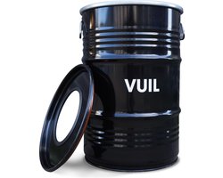 BinBin Hole Vuil industriële prullenbak afvalscheiding 60 Liter olievat met gat deksel voor restafval
