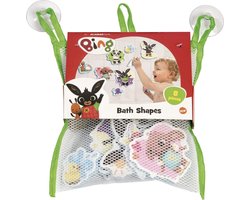 Bing Badspeelgoed met drijvende foamfiguren - Plakt op tegels - Opbergnet met zuignappen - Peuter en kleuter speelgoed - Voor meisjes en jongens - Vanaf 1 jaar - Speelgoed kinderen - Bambolino Toys