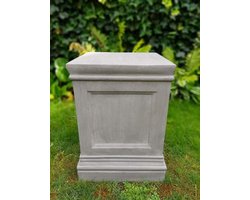 Binnen en buiten zuilen - Presentatieblokken sokkels - Planten en beelden tonen - Hoogwaardig fiberclay materiaal - 57 cm hoog
