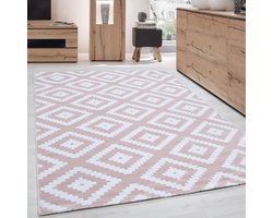 Binnenkleed, wit, voor de woonkamer, antislip, voor dagelijks gebruik, bohemian stijl, wasbaar 200x290 cm