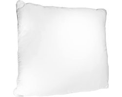 Binnenkussen - Hoofdkussen Vulling - Decoratie Aanbrengen - Zijdezacht Materiaal - 50 x 50 cm - Wit