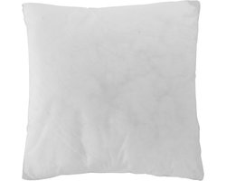 Binnenkussen Vierkant - Kussenhoes Vulling - Decoratie Woonkamer - Hypoallergeen Materiaal - 45x45 cm - Wit