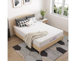 Binnenvering Matras - Matras Boxspring - Kinderslaap Verbeteren - Hoge Dichtheid Schuim - Volledig 8 inch - Geel