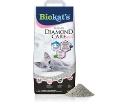 Biokat's Diamond Care Fresh - 10 L - Kattenbakvulling - Klontvormend - Babypoeder geur - Actieve kool
