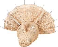 BIOKO - Wanddecoratie - Lichthout - Rotan