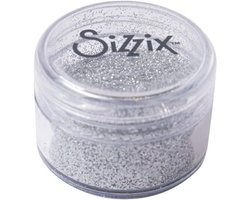 Biologisch afbreekbare glitter - Knutselglitter - Voor creatieve decoratie - Plasticvrij - 12g-pot - Zilver
