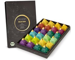 Biologische kruidenthee 24 stuks piramide cadeauset "ORGANIC HERBAL TEA" - 24 biologische piramide theezakjes in 9 verschillende soorten *¹