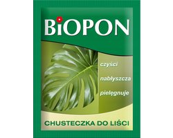 Biopon - Verzorgend Bladdoekje voor Planten - Reinigt & Geeft Glans - Tegen Stof - Voor Sierplanten