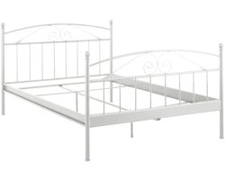 Birgit-Bed - Wit Metaal - 180x200