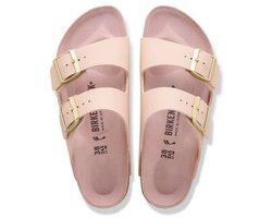 Birkenstock Arizona Birko-Flor Triples New Beige/Pink Clay Narrow