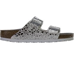 Birkenstock Arizona Dames Slippers - Silver  - Maat 41