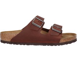 Birkenstock Arizona Heren Slippers Vintage Wood Roast Regular-fit | Bruin | Leer | Maat 39