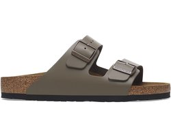 Birkenstock Arizona Natural Leather Sandalen Grijs EU 43 Man,Vrouw