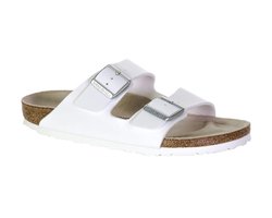 Birkenstock Arizona - Slippers - Dames - Wit met witte zool - Maat 43