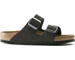 Birkenstock Arizona Slippers Velvet Gray Regular-fit