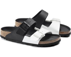 Birkenstock - Arizona Split zwart en wit - smalle leest - 1019712