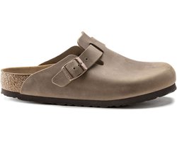 Birkenstock Boston FL Regular Dames Clogs - Tabacco Brown - Maat 38