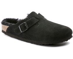 Birkenstock Boston Narrow Dames Clogs - Black - Maat 38