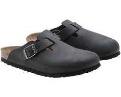 Birkenstock Boston Regular Clogs - Black - Maat 38