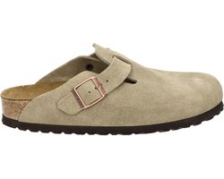 Birkenstock Boston SFB VL Narrow Unisex Clogs - Taupe - Maat 39