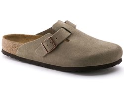 Birkenstock Boston SFB VL Narrow Unisex Clogs - Taupe - Maat 40