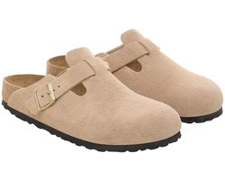 Birkenstock Boston Suède Slippers Senior