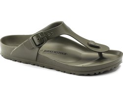 Birkenstock Gizeh EVA Khaki Regular Unisex Slippers - Khaki - Maat 40