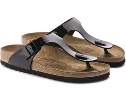 Birkenstock Gizeh - Slippers - Black Patent - Regular