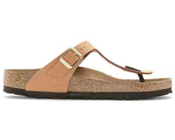 Birkenstock Gizeh Vegan Birko-flor Nubuck Sandalen Bruin EU 41 Man