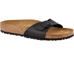 Birkenstock Madrid Dames Slippers Small fit - Black - Maat 39