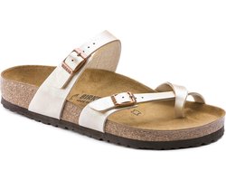 Birkenstock Mayari BF Graceful Regular Dames Slippers - Pearl White - Maat 42