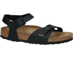 Birkenstock Rio Dames Sandalen - Zwart - Maat 43