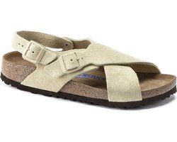 Birkenstock Tulum Dames Sandalen Almond Narrow-fit |  Bruin | Suède | Maat 38