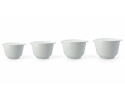Birkmann Beslagkommen / Mengkommen set Colour bowls 4-Delig- 1.5, 2, 3 en 4 Liter - White