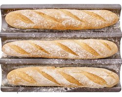 Birkmann Easy Baking Bakplaat - 3 Stokbroden