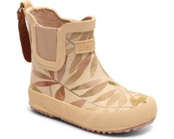 Bisgaard - Regenlaarzen voor baby's en kinderen - Baby Rubber - Beige bladeren - maat 30EU