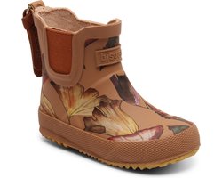 Bisgaard - Regenlaarzen voor baby's en kinderen - Baby Rubber - Kameel Bloemen - maat 27EU