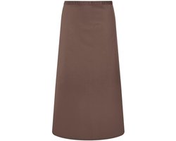 Bistroschort Basic - Beschermend schort - Voor knutselen en hobby - Oeko-Tex gecertificeerd - 100x75 cm - Lichtbruin
