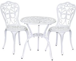 Bistroset AVH 3-delig wit