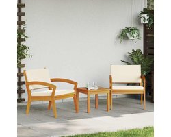 Bistroset | Tuinset 3 st Bruin 59,5 x 70,5 x 72,5 cm Polyester