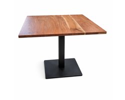 Bistrotafel - Bistroset - Acaciahout - Eettafel - Tafel - Kleine Eettafel - 70x70 - cm - Vierkante - Horeca - Tafeltje