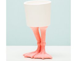 Bitten - Bloempot Flamingopoten - porselein - large