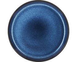 BITZ Gastro Bord Dia. 21 x 2,0 cm Zwart/Donkerblauw