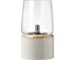 BITZ Gastro Olielamp - Olielampen voor binnen en buiten - Ø 15 x 26 cm - Crème