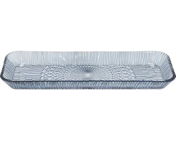 BITZ Kusintha Serveerschaal rechthoekig 38 x 14 x 3 cm Blauw