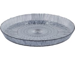 BITZ Kusintha Serveerschaal rond Dia 30 x 3 cm Blauw