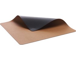 BITZ Placemat 46 x 33 cm 4 st. Zwart/Bruin