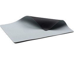 BITZ Placemat 46 x 33 cm 4 st. Zwart/Lichtblauw