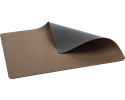 BITZ Placemat 46 x 33 cm 4 stuks Wood/Titanium