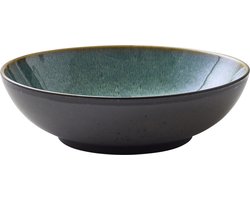 BITZ Saladekom Dia. 24 x 6 cm Zwart/Groen